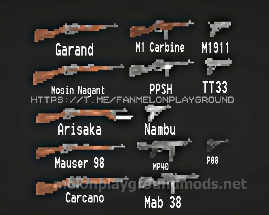 WW2 weapons Pack