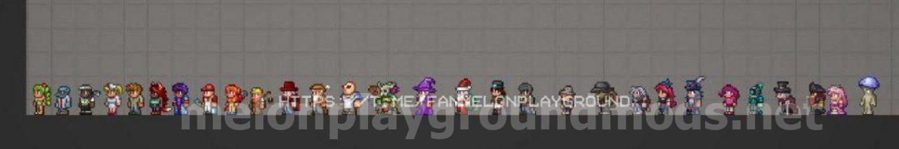 All NPCs from the game Terraria